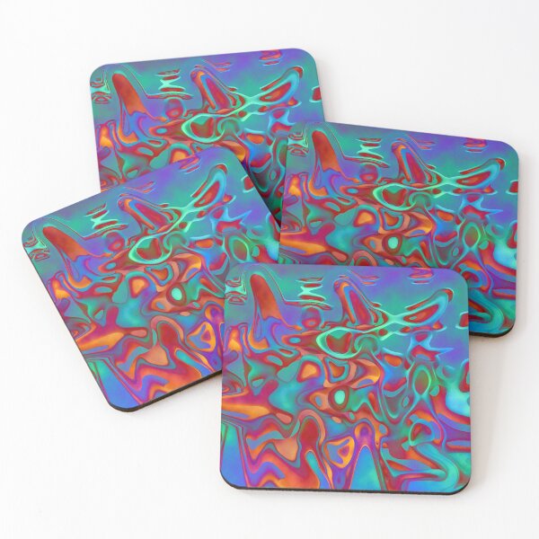 Item preview, Vibraciones abstractas coloridas designed and sold by Sigtrix.
