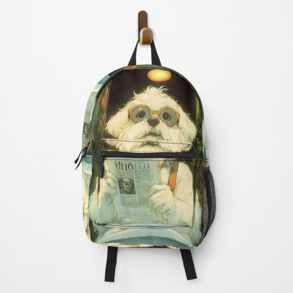 Item preview, Gentle Shih Tzu Dog Reading News designed and sold by HumbertoValveno.