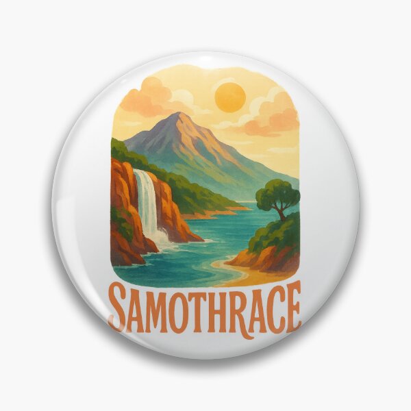Item preview, Mount Saos and Waterfalls on Samothrace Island designed and sold by Aryabek.
