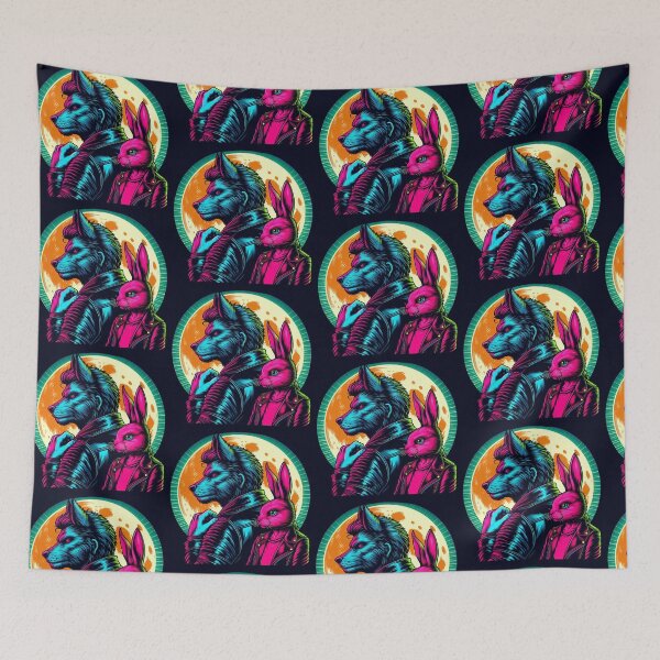 Item preview, Wolfman and bunny  designed and sold by Dogandesighn.