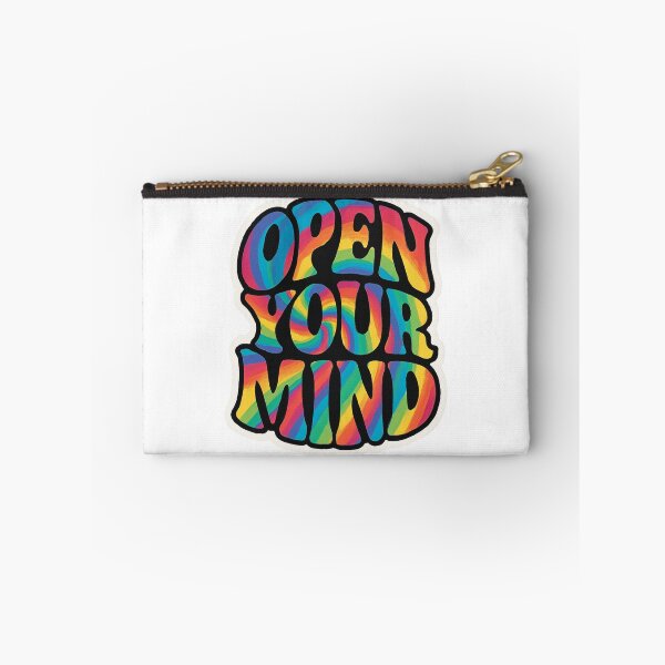 Item preview, Open Your Mind – Psychedelic Rainbow Typography designed and sold by Harprints.Studio.