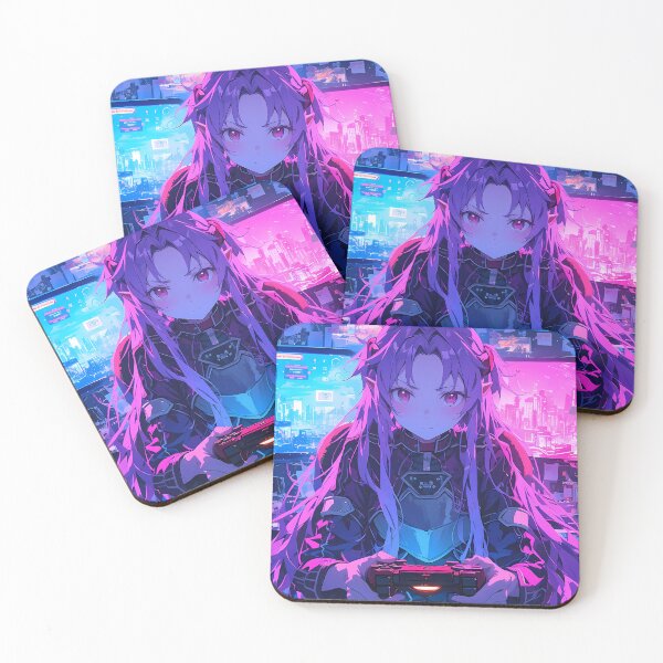 Item preview,  Yuuki Sword Art Online Gaming Neon Tactical Immersion Anime Girl Waifu designed and sold by HumbertoValveno.