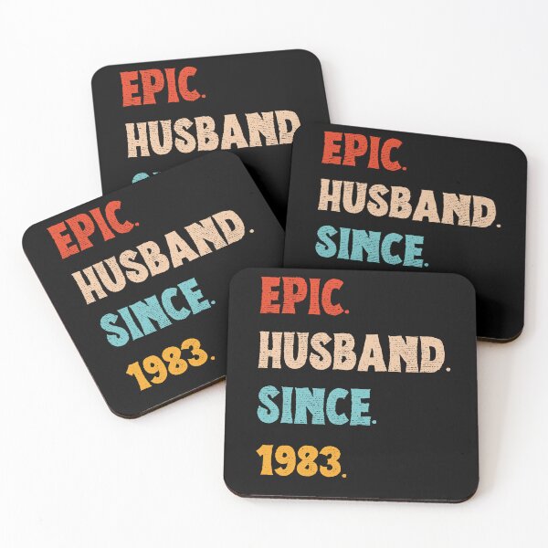 Item preview, Epic Husband Since 1983 - 42nd Wedding Anniversary For Him, Men, Husband designed and sold by Mozaic Clothes.