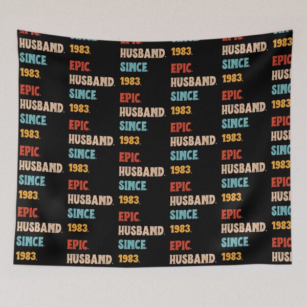 Item preview, Epic Husband Since 1983 - 42nd Wedding Anniversary For Him, Men, Husband designed and sold by Mozaic Clothes.