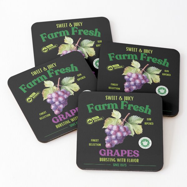Item preview, Farm Fresh Grapes – Lush & Flavorful Vintage Fruit Market Design in Watercolor designed and sold by Paput & Parow.