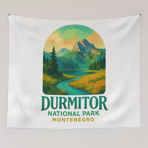 Item preview, Winding River Through Durmitor National Park, Montenegro designed and sold by Places On Earth.