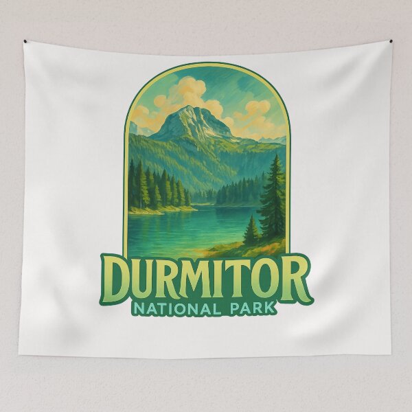 Item preview, Mountain Reflections in Durmitor National Park designed and sold by Places On Earth.