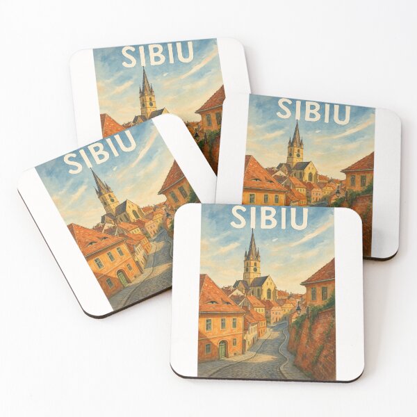 Item preview, Historic Streets of Sibiu, Transylvania designed and sold by Places On Earth.