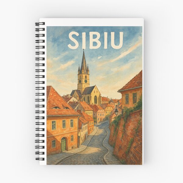 Item preview, Historic Streets of Sibiu, Transylvania designed and sold by Places On Earth.