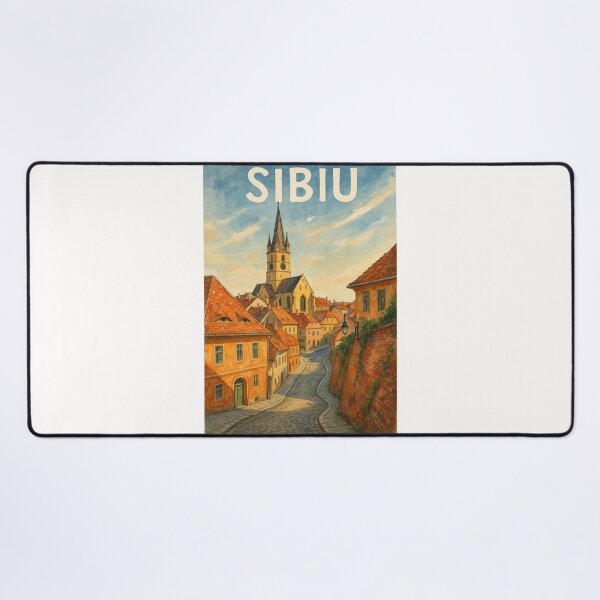 Item preview, Historic Streets of Sibiu, Transylvania designed and sold by Places On Earth.