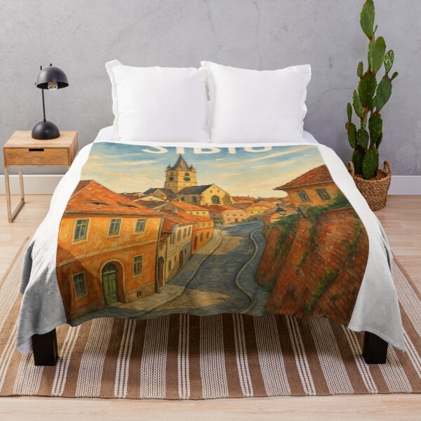 Item preview, Historic Streets of Sibiu, Transylvania designed and sold by Places On Earth.