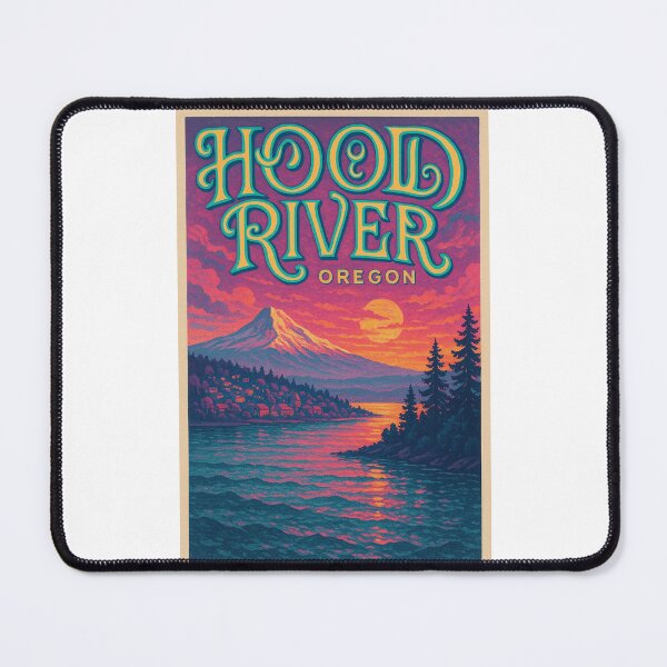 Item preview, Hood River Sunset with Mount Hood, Oregon designed and sold by Places On Earth.