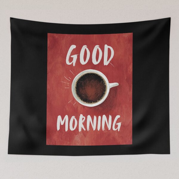 Item preview, Good Morning - Coffee Lover designed and sold by StudioRedKoala.