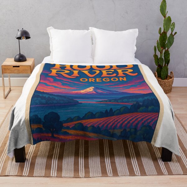 Item preview, Vineyards and Mount Hood Overlooking Hood River Valley designed and sold by Places On Earth.