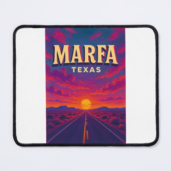 Item preview, Desert Sunset Road Leading to Marfa, Texas designed and sold by Places On Earth.