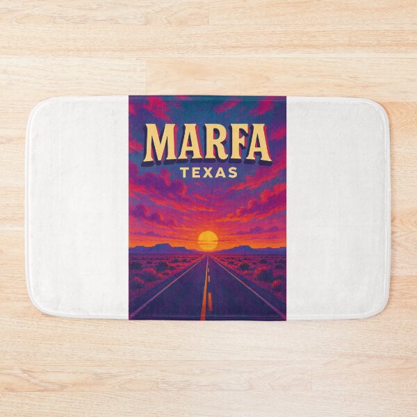 Item preview, Desert Sunset Road Leading to Marfa, Texas designed and sold by Places On Earth.