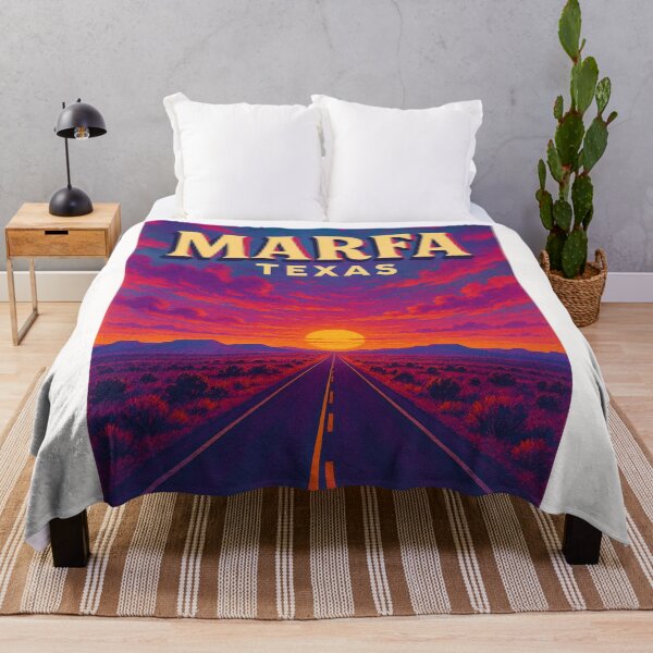 Item preview, Desert Sunset Road Leading to Marfa, Texas designed and sold by Places On Earth.