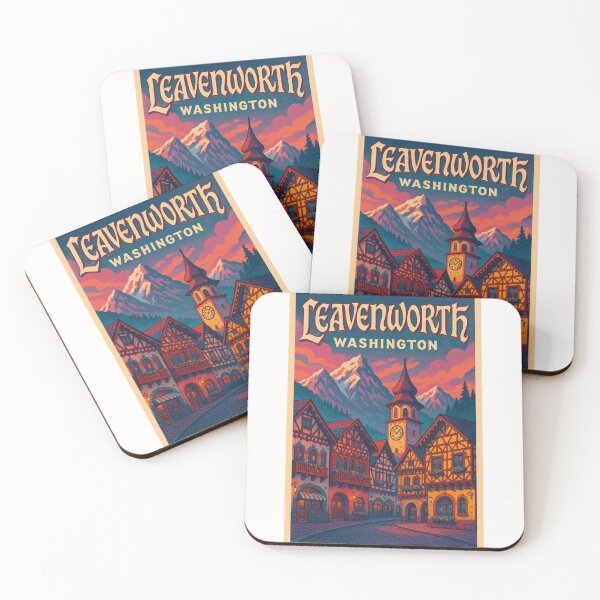 Item preview, Bavarian Village in Leavenworth, Washington designed and sold by Places On Earth.
