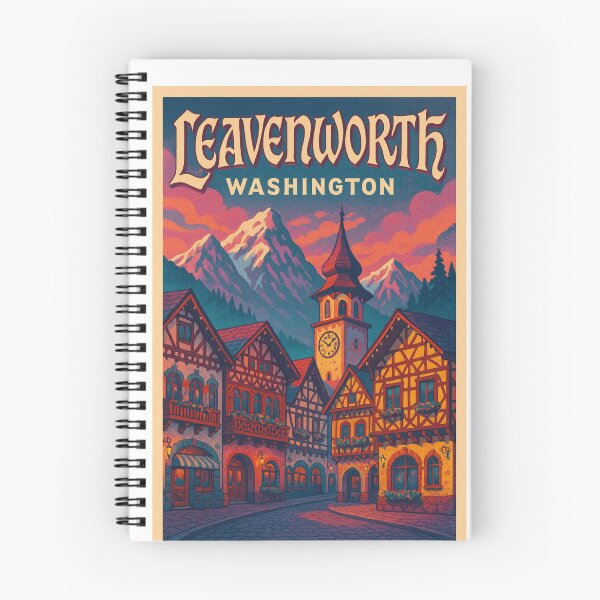 Item preview, Bavarian Village in Leavenworth, Washington designed and sold by Places On Earth.
