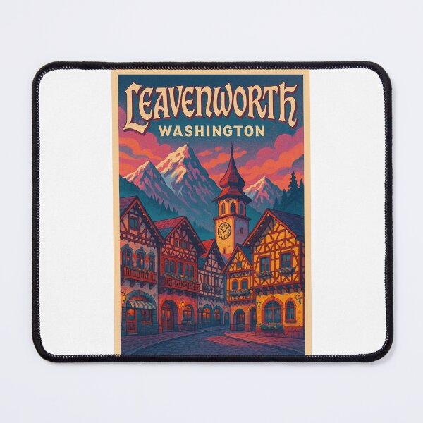Item preview, Bavarian Village in Leavenworth, Washington designed and sold by Places On Earth.