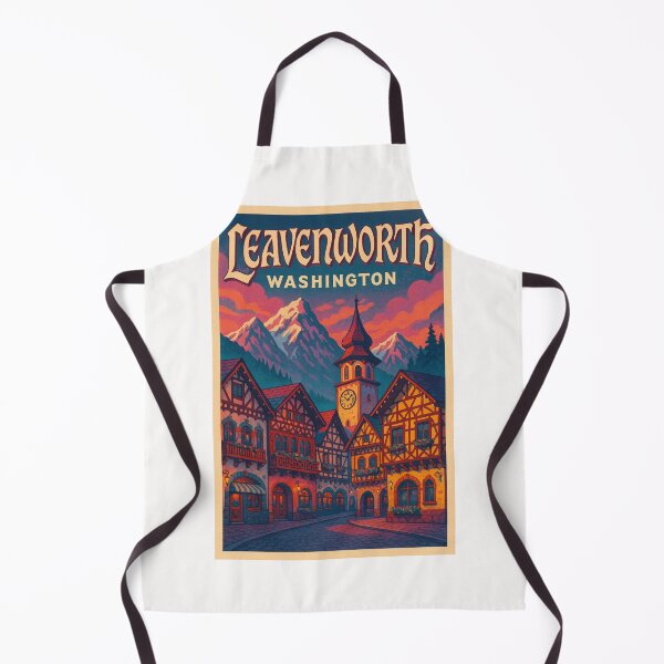 Item preview, Bavarian Village in Leavenworth, Washington designed and sold by Places On Earth.