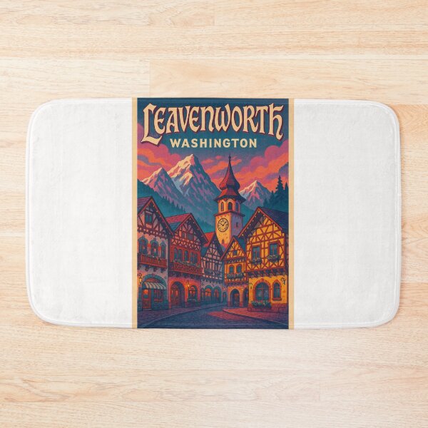 Item preview, Bavarian Village in Leavenworth, Washington designed and sold by Places On Earth.