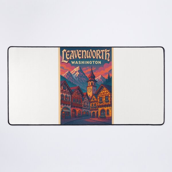 Item preview, Bavarian Village in Leavenworth, Washington designed and sold by Places On Earth.