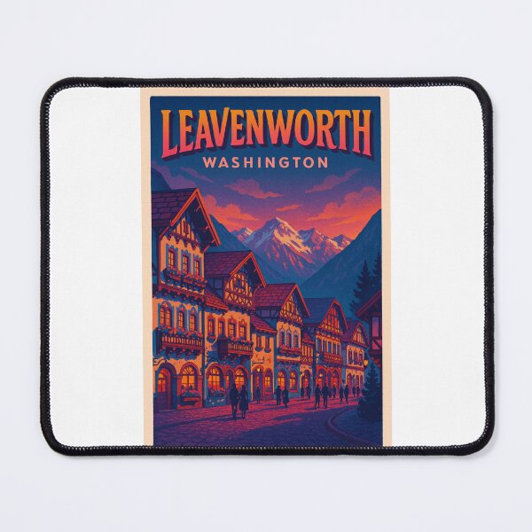 Item preview, Twilight in the Bavarian Streets of Leavenworth designed and sold by Places On Earth.