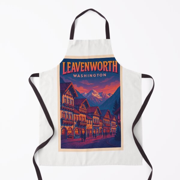 Item preview, Twilight in the Bavarian Streets of Leavenworth designed and sold by Places On Earth.
