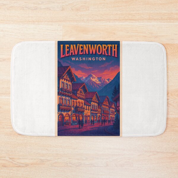 Item preview, Twilight in the Bavarian Streets of Leavenworth designed and sold by Places On Earth.