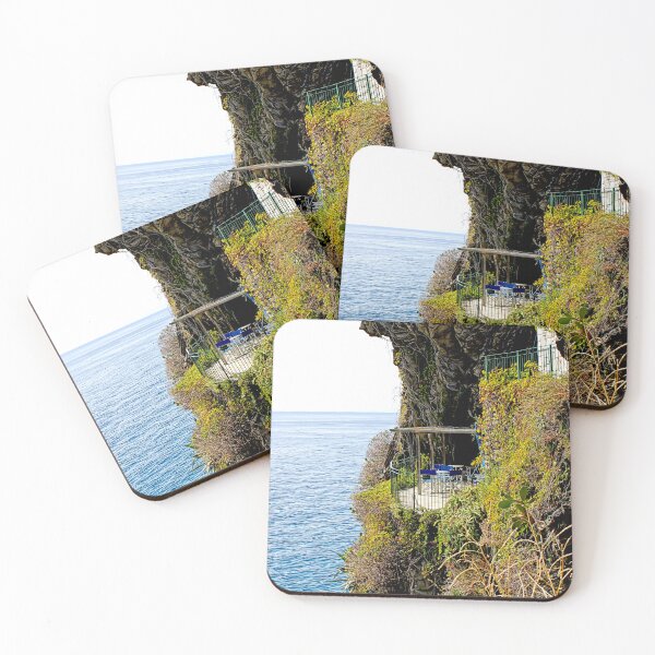 Item preview, Hanging Terrace – Cinque Terre, Cliffside Terrace designed and sold by Open Road Gallery .