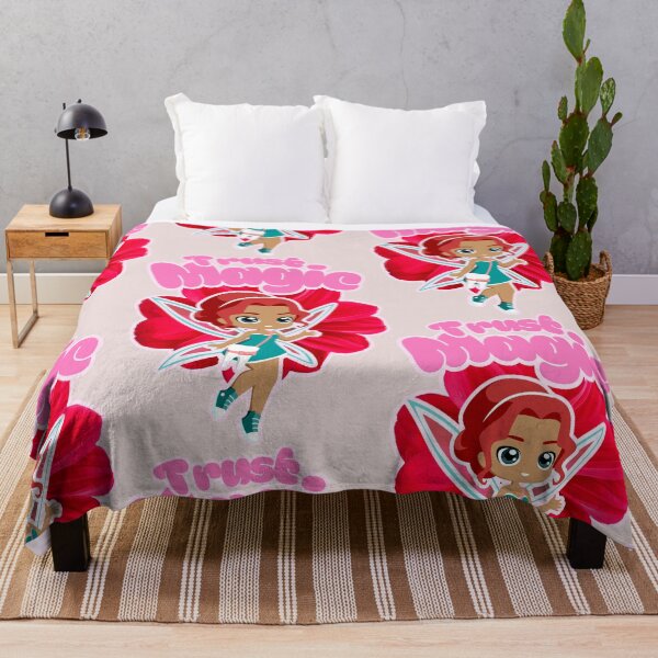 Item preview, Fairy with Colorful Wings and Cheerful Expression designed and sold by SplashTastic.