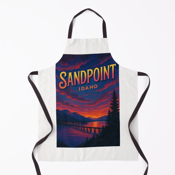 Item preview, Sunset Over Sandpoint and Lake Pend Oreille, Idaho designed and sold by Places On Earth.