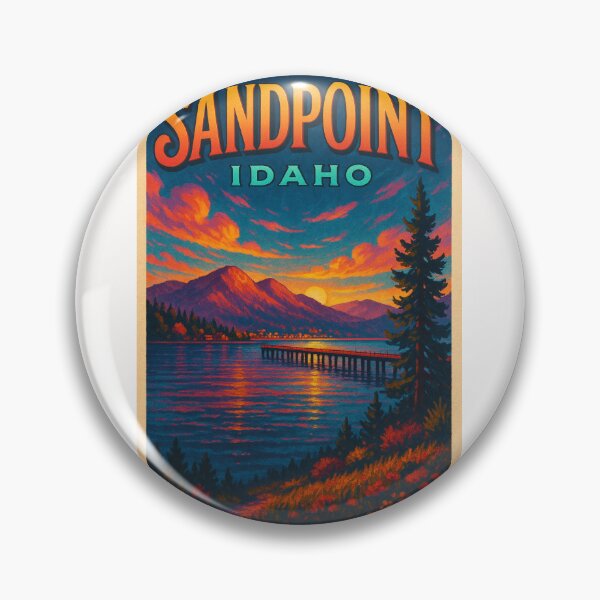 Item preview, Golden Hour at Sandpoint on Lake Pend Oreille designed and sold by Places On Earth.