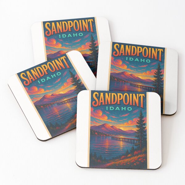 Item preview, Golden Hour at Sandpoint on Lake Pend Oreille designed and sold by Places On Earth.