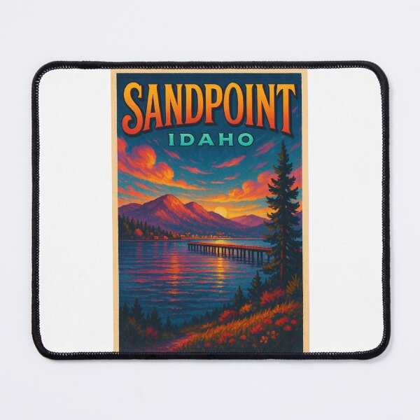 Item preview, Golden Hour at Sandpoint on Lake Pend Oreille designed and sold by Places On Earth.