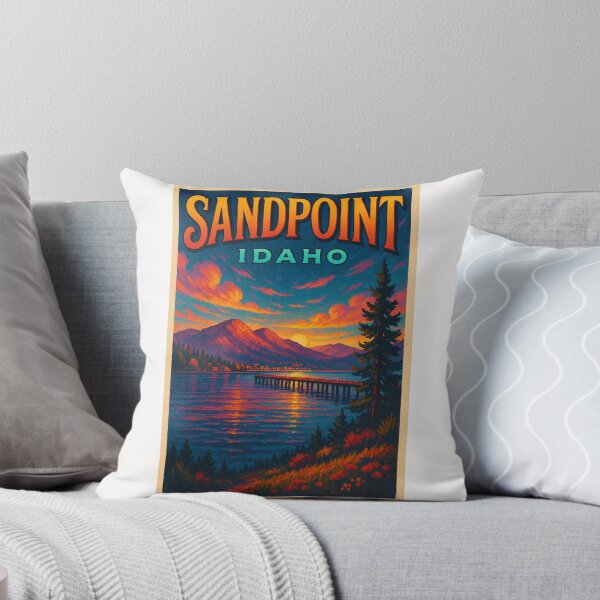 Item preview, Golden Hour at Sandpoint on Lake Pend Oreille designed and sold by Places On Earth.