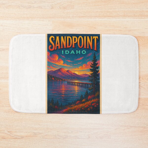 Item preview, Golden Hour at Sandpoint on Lake Pend Oreille designed and sold by Places On Earth.