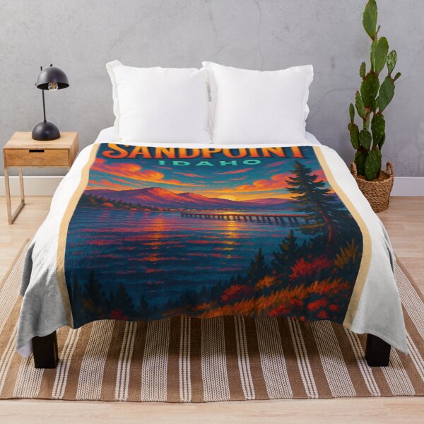 Item preview, Golden Hour at Sandpoint on Lake Pend Oreille designed and sold by Places On Earth.