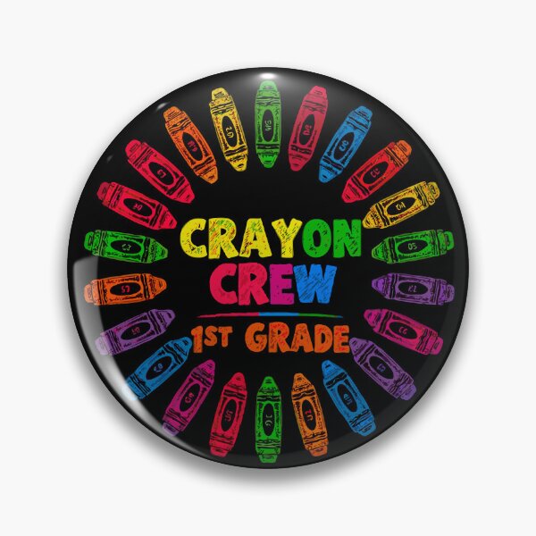 Item preview, Crayon Crew 1st Grade designed and sold by RkskArt.