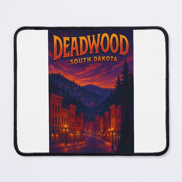 Item preview, Deadwood at Dusk, South Dakota designed and sold by Places On Earth.