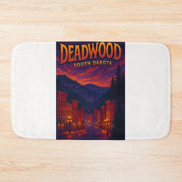 Artikelvorschau, Deadwood in der Abenddämmerung, South Dakota entworfen und verkauft von Places On Earth.