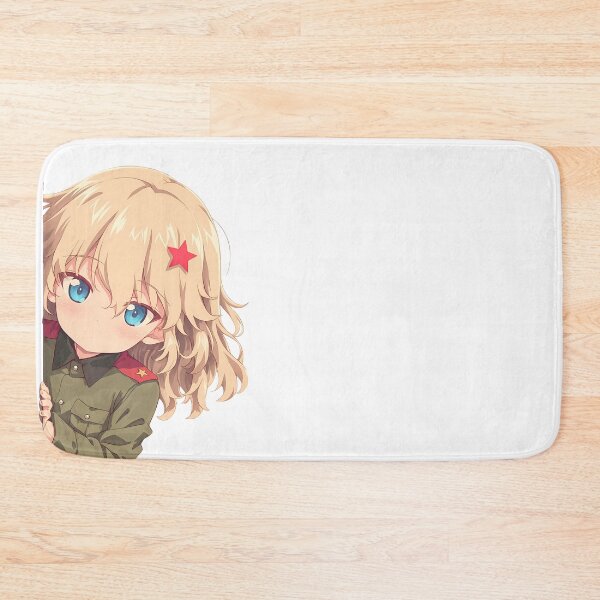 Item preview, Katyusha Chibi Peek Fierce Girls und Panzer Anime designed and sold by HumbertoValveno.