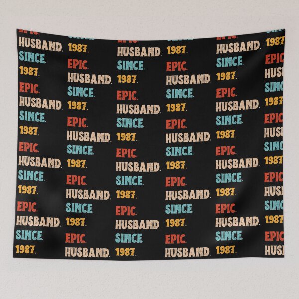 Item preview, Epic Husband Since 1987 - 38th Wedding Anniversary For Him, Men, Husband designed and sold by Mozaic Clothes.