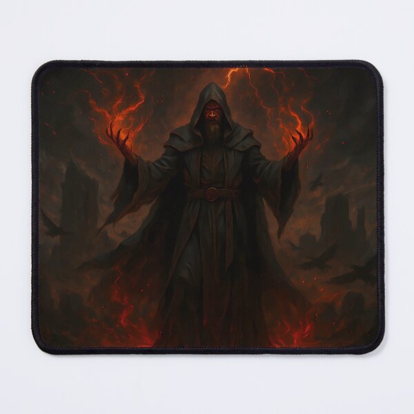 Item preview, Runic Warlock – Master of the Crimson Circle designed and sold by NorseDrip.