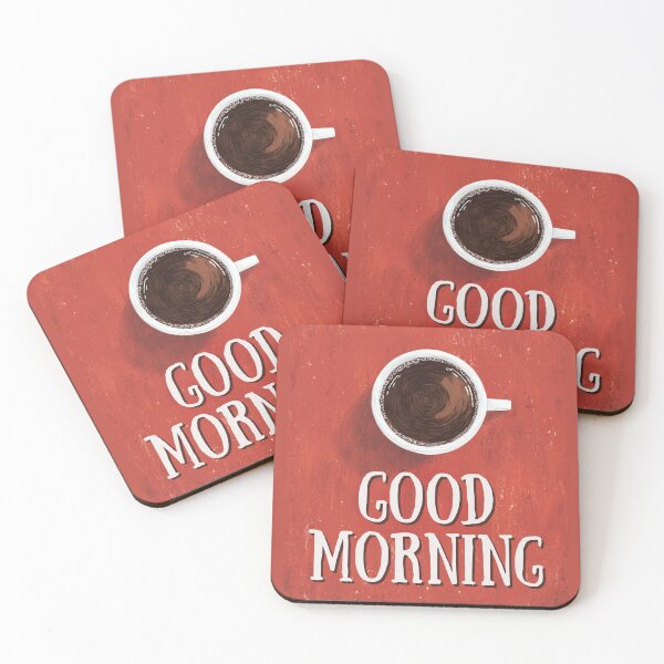 Item preview, Good Morning - Coffee Lover designed and sold by StudioRedKoala.