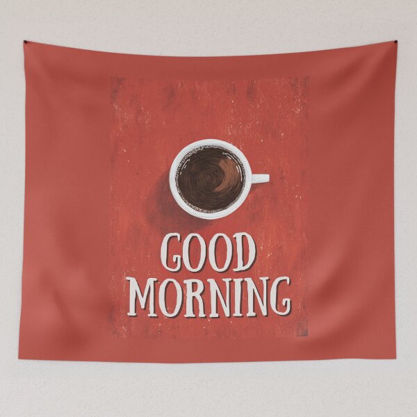 Item preview, Good Morning - Coffee Lover designed and sold by StudioRedKoala.