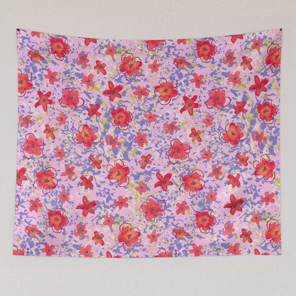 Item preview, Cottage Garden in Pink designed and sold by lottibrown.