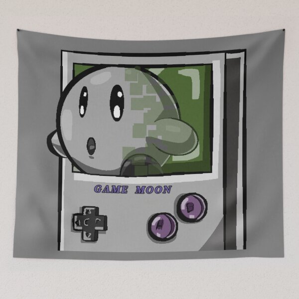 Item preview, video game character coming out of a handheld console designed and sold by Alex Moon store.