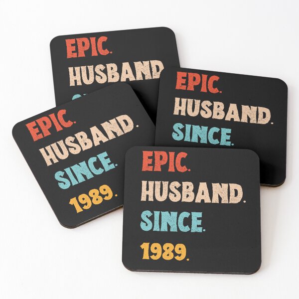 Item preview, Epic Husband Since 1989 - 36th Wedding Anniversary For Him, Men, Husband designed and sold by Mozaic Clothes.